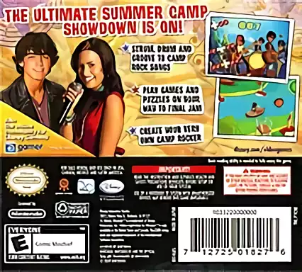 Image n° 2 - boxback : Camp Rock - The Final Jam (DSi Enhanced)